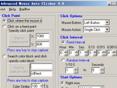 auto clicker with intervals